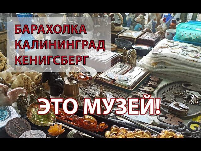 БАРАХОЛКА КАЛИНИНГРАДА! МУЗЕЙ под открытым небом! Довоенный КЕНИГСБЕРГ, коп, АРТЕФАКТЫ, ВИНТАЖ!