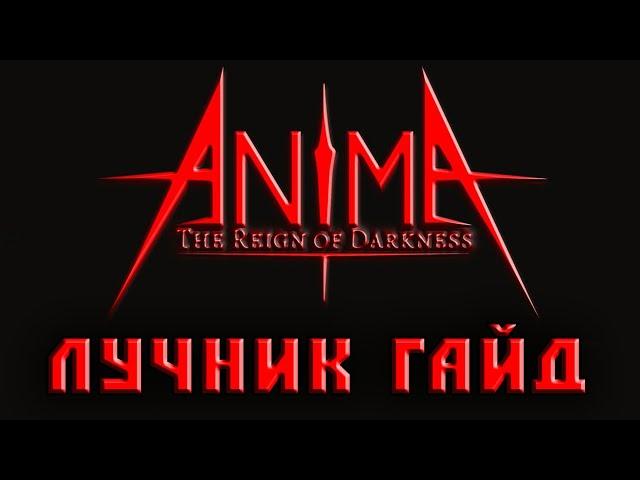 Anima arpg лучник гайд 2021