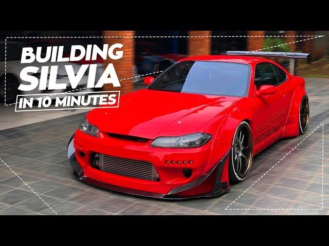 Building a Nissan Silvia S15 in 10 Minutes!