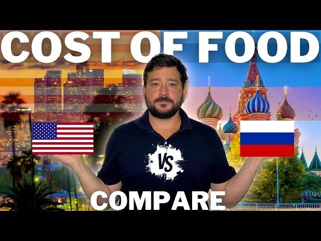 TRUE COST OF GROCERIES IN RUSSIA  W/@SashaMeetsRussia America Is So EXPENSIVE!