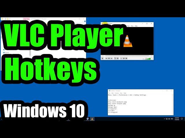 How to customize VLC Player Hotkeys (Enter=Fullscreen, Up-Down=Volume, Left Right=Jump)