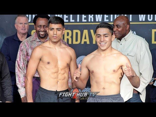 KARLOS BALDERAS VS. RENE GIRON - FULL WEIGH IN AND FACE OFF VIDEO