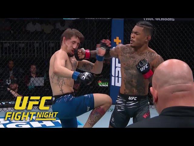 Malcolm Wellmaker’s right hook causes Kris Moutinho to faceplant | ESPN MMA