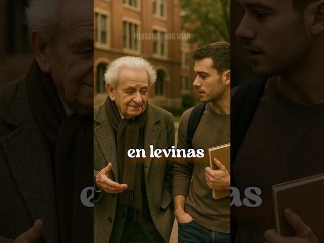 "The anecdote of Levinas and the silence that demands a response"