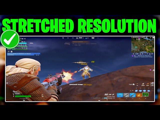 How To Get Stretched Resolution In Fortnite | Best Stretched Resolution For Fortnite (2024)