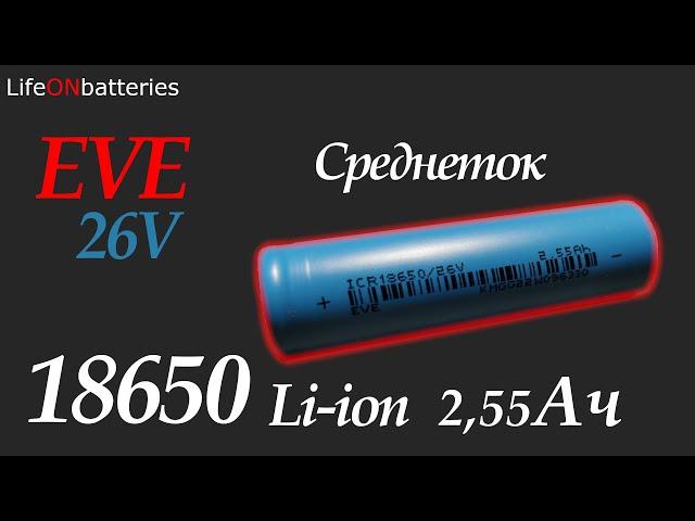 Тесты EVE 26V - среднетоковые банки