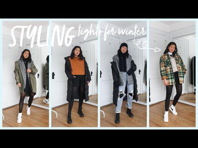 HOW TO STYLE TIGHTS FOR WINTER | 9 OUTFITS