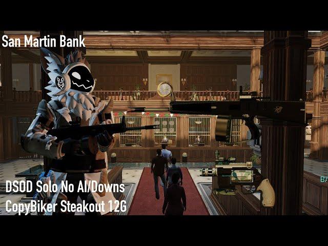 [PAYDAY 2] San Martin Bank DSOD Solo No AI/Downs - Copybiker Steakout 12G Build