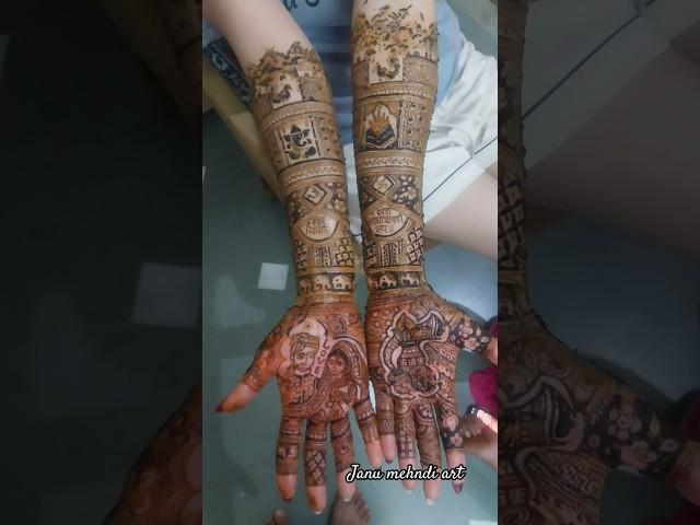 #janu mehndi art #hennadesignsforbeginnersstepbystep #likeandsubscribe #mehndi #bridalmehndidesign