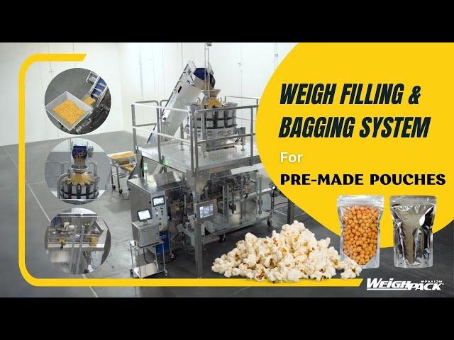 Popcorn Packaging Machines - Turnkey Weighing & Pouch Filling System