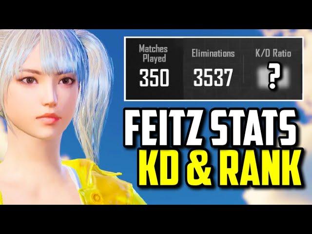 FEITZ BEST STATS, K/D AND RANK!! | PUBG Mobile