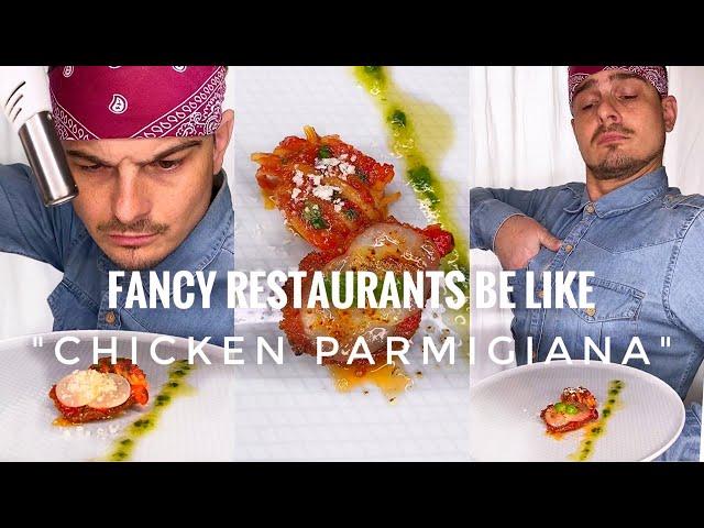 Our new FANCY restaurants be like️‍Mini Chicken Parmesan️| CHEFKOUDY️