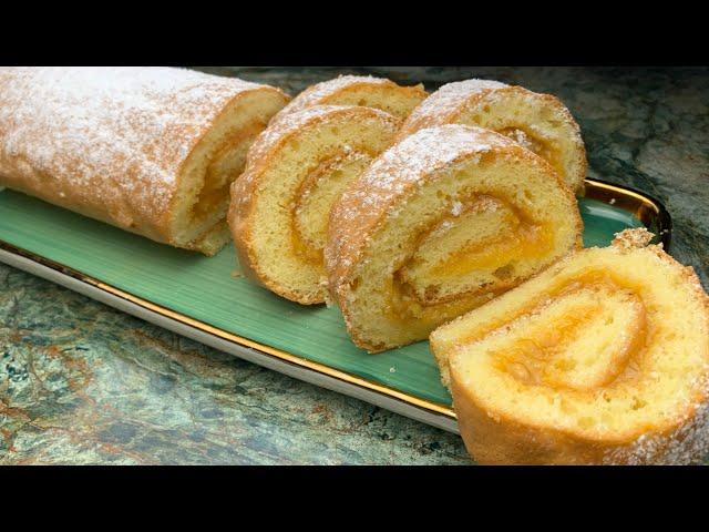 Самый нежный Рулет как облако и без трещин | Biscuit roll | Ռուլետ