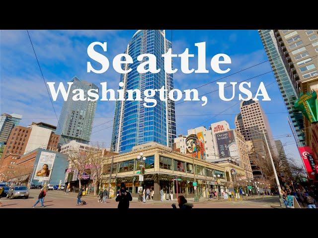 Seattle  Walking Tour [4K | 60fps]