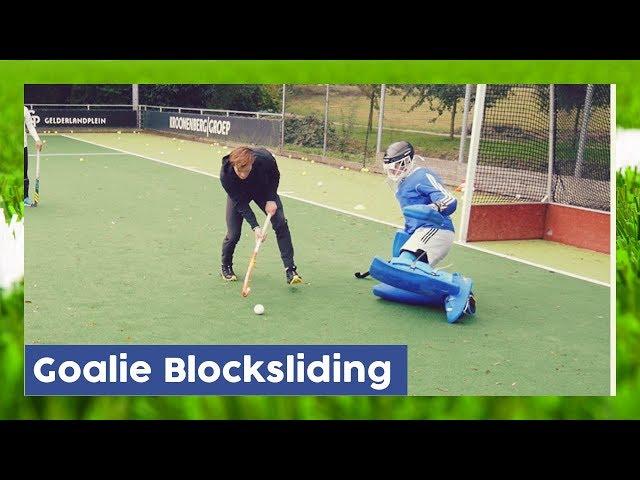 Goalkeeper Blockslide tutorial - Goalkeeper Technique | HockeyheroesTV