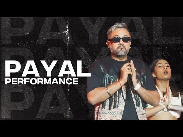 Yo Yo Honey Singh’s High-Energy Dance on Payal | Indore Concert 2025