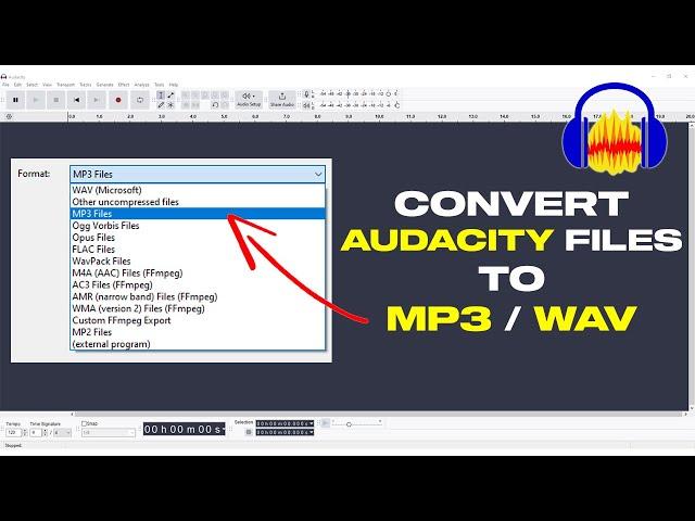 How To Convert Audacity Files To MP3 Or Any Other Audio Format