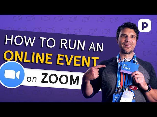 How to run an online event on Zoom