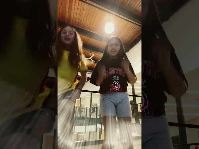 With my friend