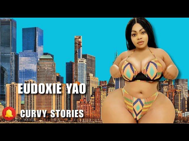 Eudoxie Yao  plus size wiki-curvy model bio & Try on haul-Body Positive