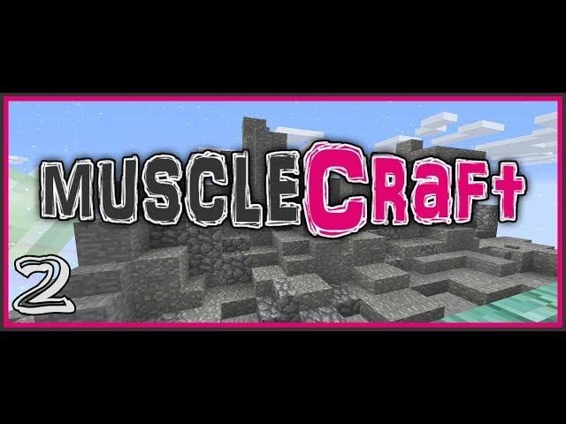 MuscleCraft S2 - Ep. 2 - Going Swimming! - Modded Minecraft