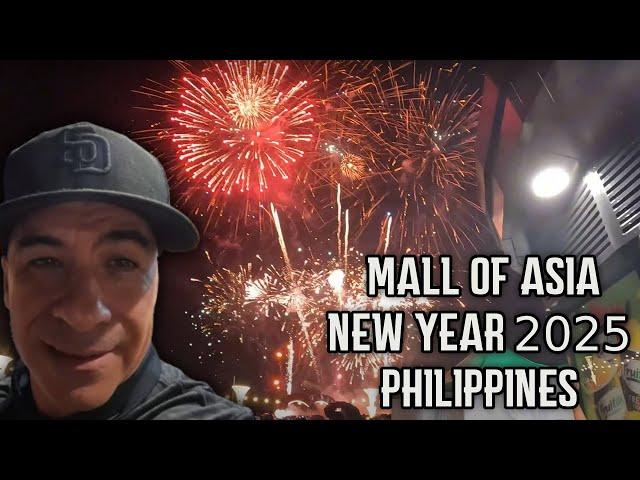 2025 New Years Eve Countdown Fireworks Show MALL OF ASIA Philippines