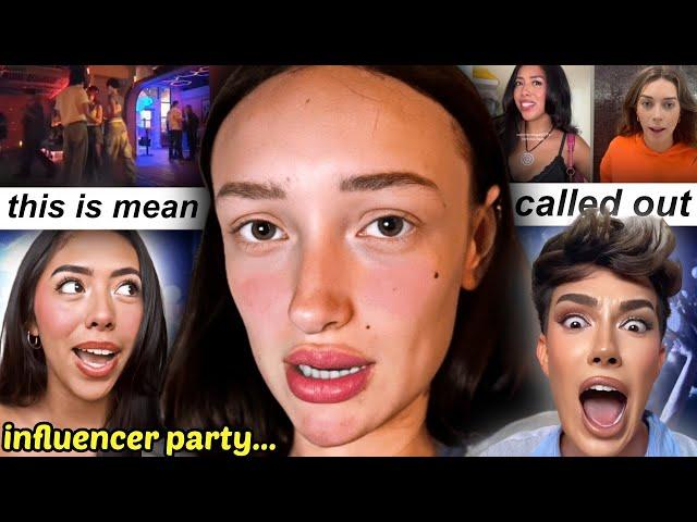 This influencer party was MESSY...(this is so bad)