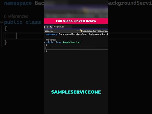 Implementing Background Services in  #dotnetcore