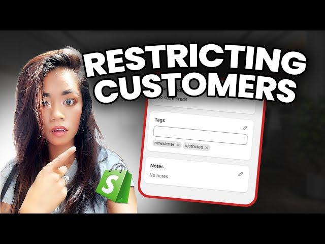 How to restrict customers from placing orders | shopify tutorial