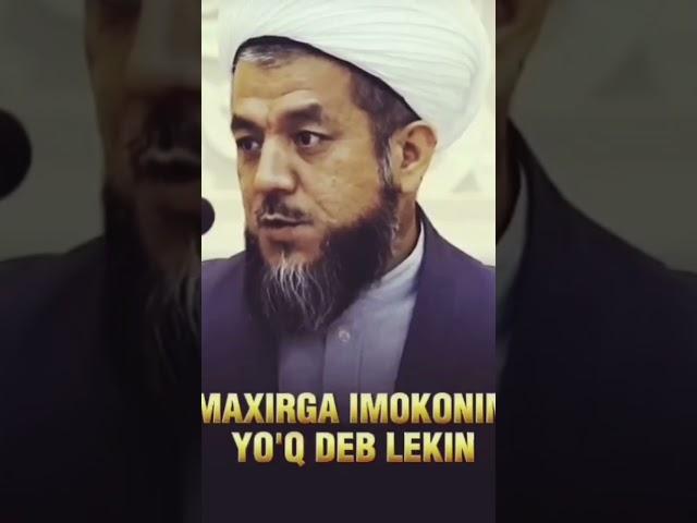 Mahrga imkonim yo‘q deb lekin...