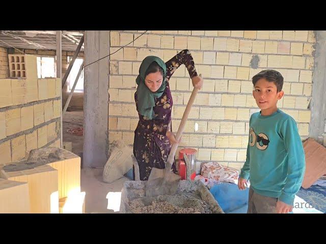 Shahla's decision to separate from herhusband and start building a warm home for her children(plerd)