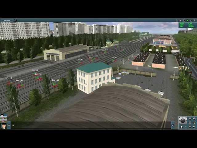 [Trainz-Mp.ru] Маршрут БОРИСОВ v.01. Первое видео построенного участка.