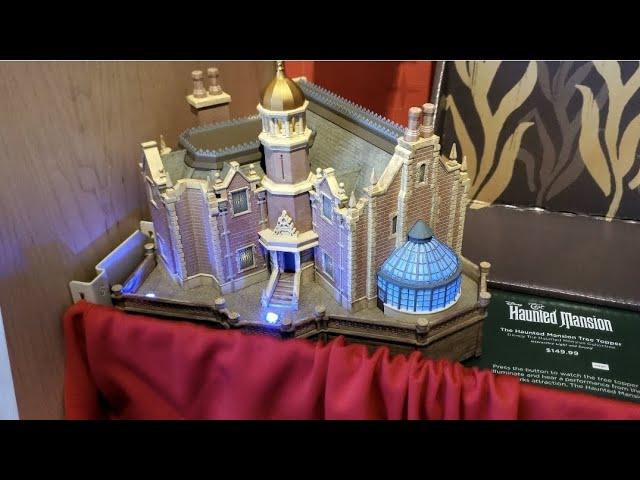 Sneak Peek NEW 2023 Disney's Haunted Mansion Hallmark Christmas Ornament Collection Walkthrough 4K