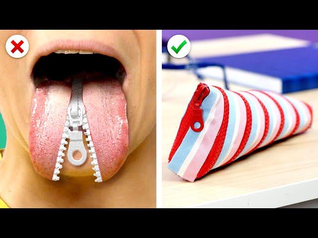 9 Fun and Useful School Supplies! DIY Back to School Hacks