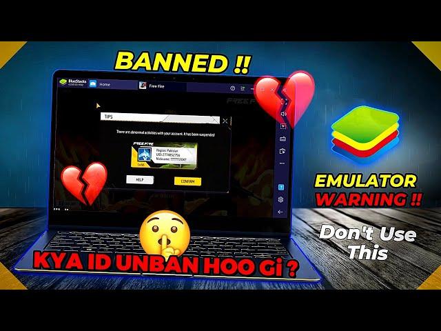 Garena Free Fire Ban ID Permanent Reality  FREE FIRE ID BAN REASON  Emulator Warning ! Must Watch