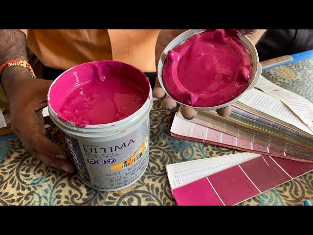 Violet delight colour | apex ultima colour | combination shade for wall | apex | asianpaints