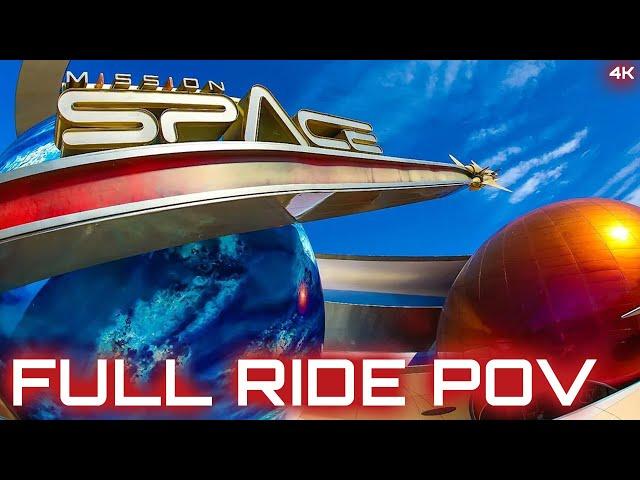 Mission Space EPCOT Full Ride POV | Mission Green | Disney World Rides Videos 2023