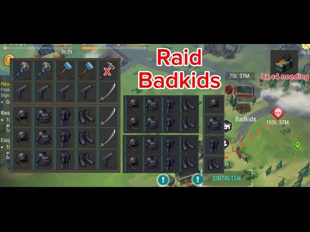 LDOE Raid Badkids | LAST DAY ON EARTH | ldoe | EXPENSIVE RAID 3x c4 needing