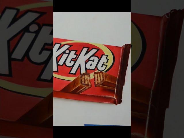 Painting a Kit Kat Bar #shorts