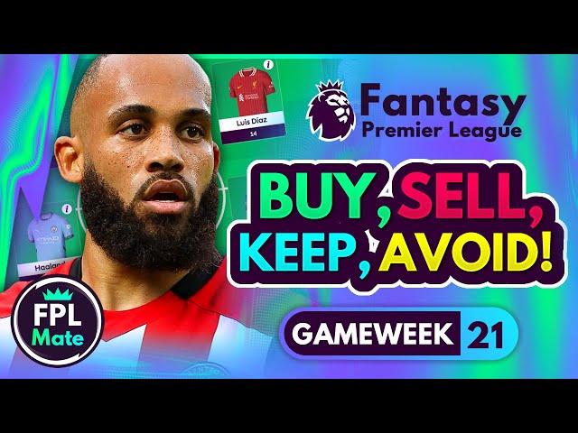 FPL GW21 TRANSFER TIPS! | Buy, Sell, Keep & Avoid for Gameweek 21 | Top Picks Tier List 2024/25! ⭐