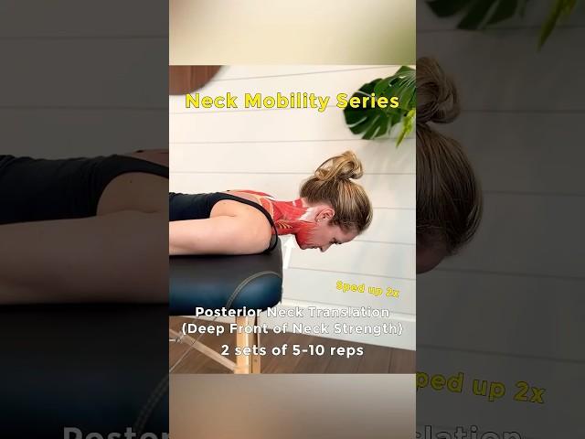 Neck pain and headache relief exercises to improve neck mobility  #shorts