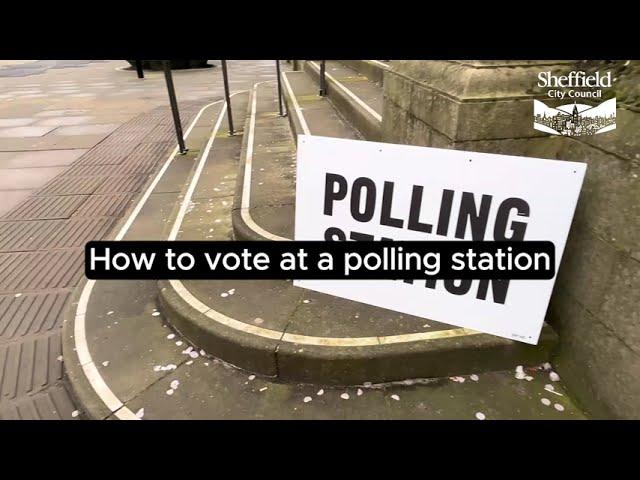 How to vote at polling stations