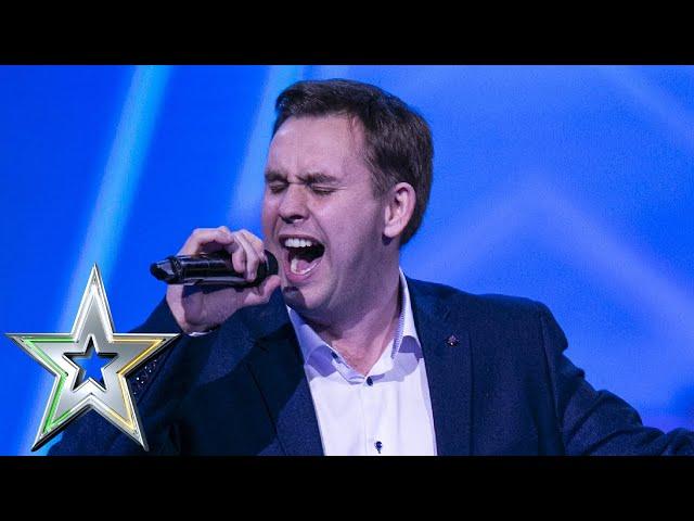 Barry Darcy gets Louis's GOLDEN BUZZER with tear jerking performance | Ireland's Got Talent 2019