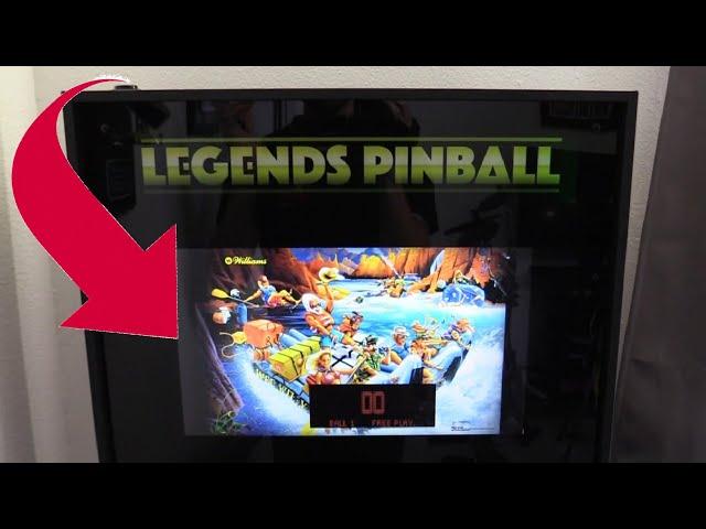 Atgames Legends Pinball VIBS switch board Backglass DMD Mod install