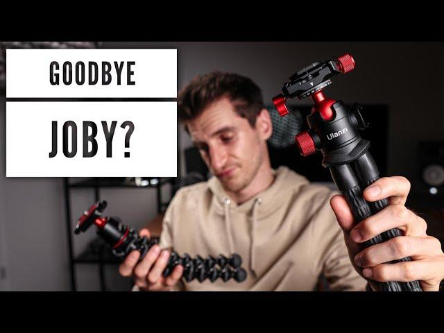 Joby Gorilla Pod vs Ulanzi Octopus mini flexible vlogging tripod Review Comparison Affordable bendy