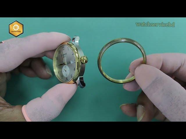 how to changing the bezel tissot watch t006426a tutorial