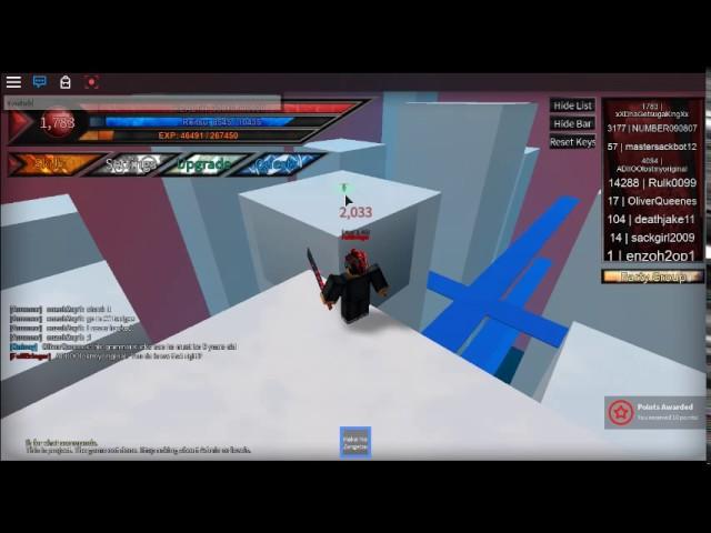 ROBLOX Bleach Soul of End Level check