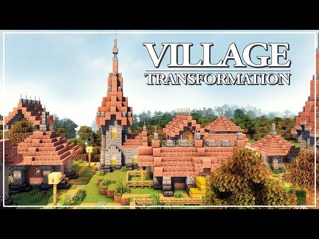 Easy Village Transformation - A Minecraft Tutorial (beginner friendly)