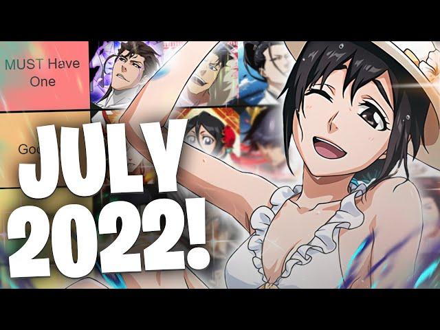 JULY 2022 BEST PVE UNITS FOR EACH ATTRIBUTE TIER LIST! Bleach Brave Souls!