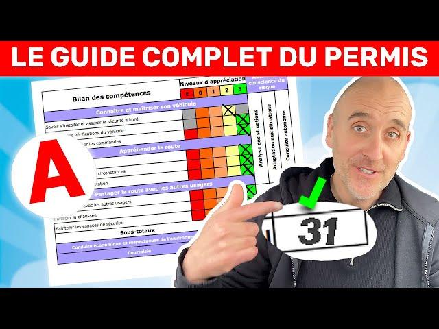 Comment obtenir 31/31 à l'examen du permis de conduire ? GUIDE COMPLET 2024